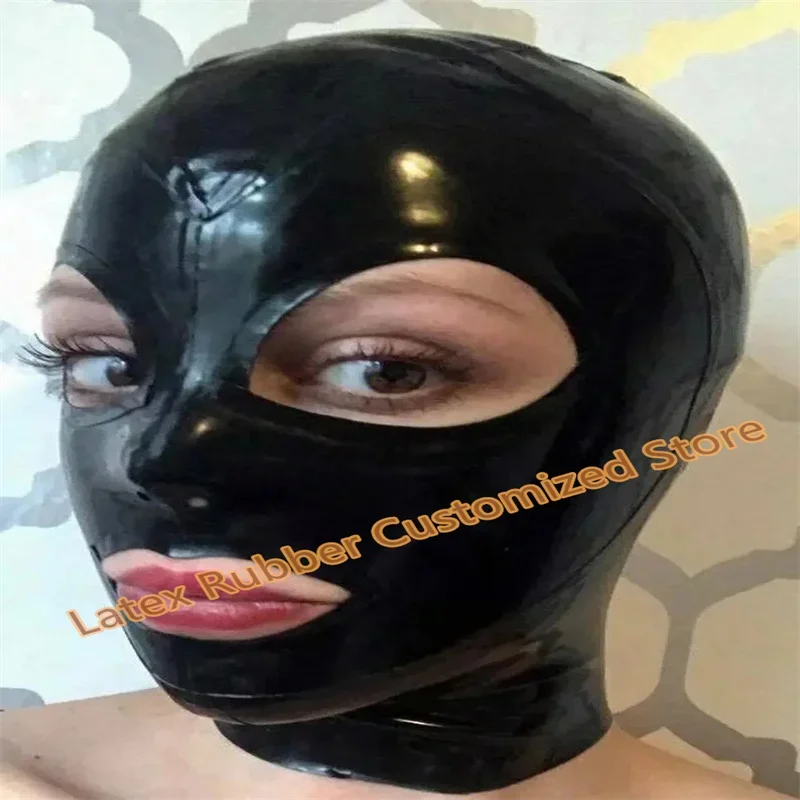 Латексные резиновые капюшоны Gummi Bassic Сексуальное клубное вечернее платье