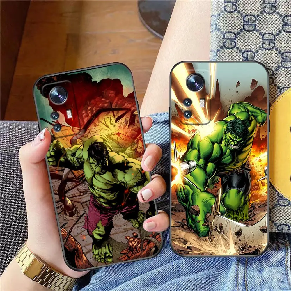 

The Avengers Hulk Marvel Cover Phone Case For Xiaomi 11 11X 11T 12 12X Poco F1 X3 M3 F3 GT M4 X4 NFC Pro Lite 5G NE Carcasa Case