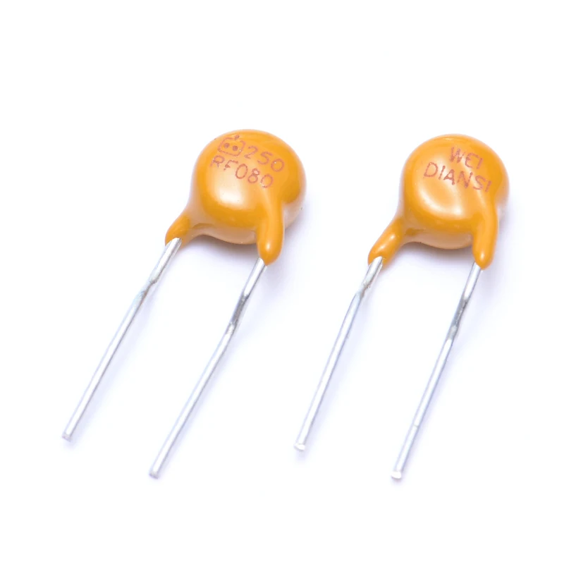 PPTC сбрасываемый предохранитель Fuze 250V TRF250-080 RF080 0.08A TRF250-090 RF090 0.09A TRF250-110 RF110 0.11A TRF250-120 RF120 0.12A