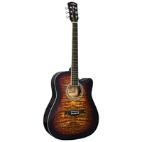 country mini guitar acoustic veneer large box six string guitar body baritone 41 inches guitarra electroacustica acoustic guitar
