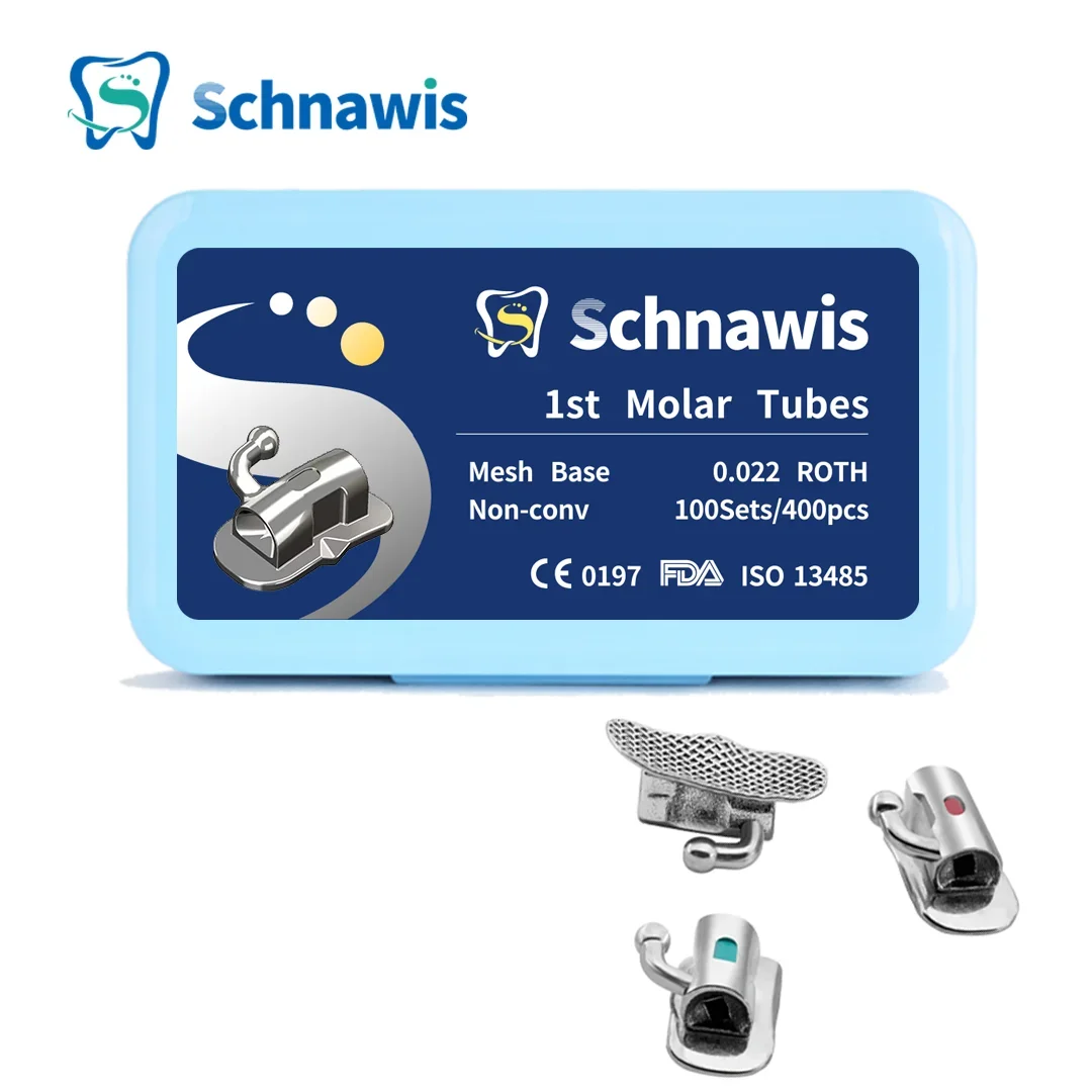 Стоматологическая Ортодонтическая зубная букальная трубка 1-я/2-я молярная