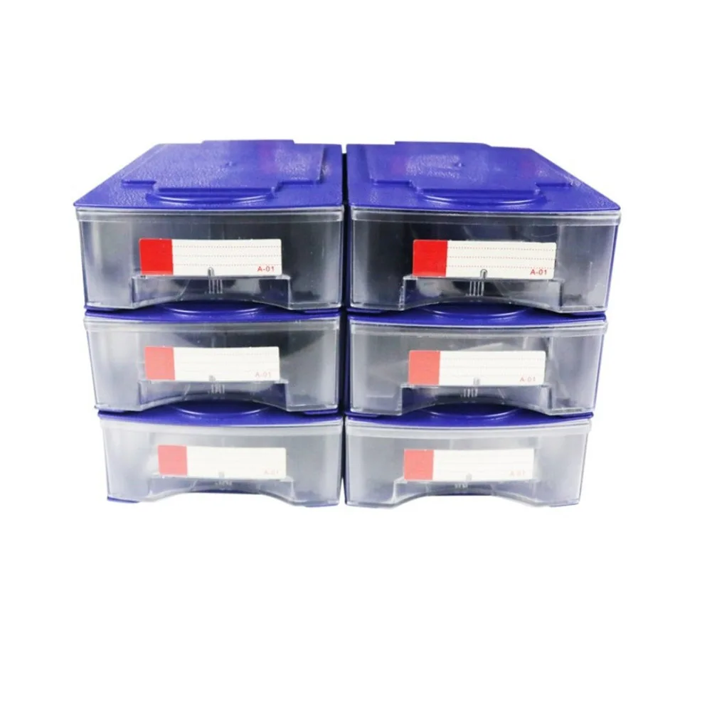 

1PC Organizer Box Tool Box Stackable Hardware Parts Storage Boxes Component Screws Plastic Organizing Box Tool Organizer