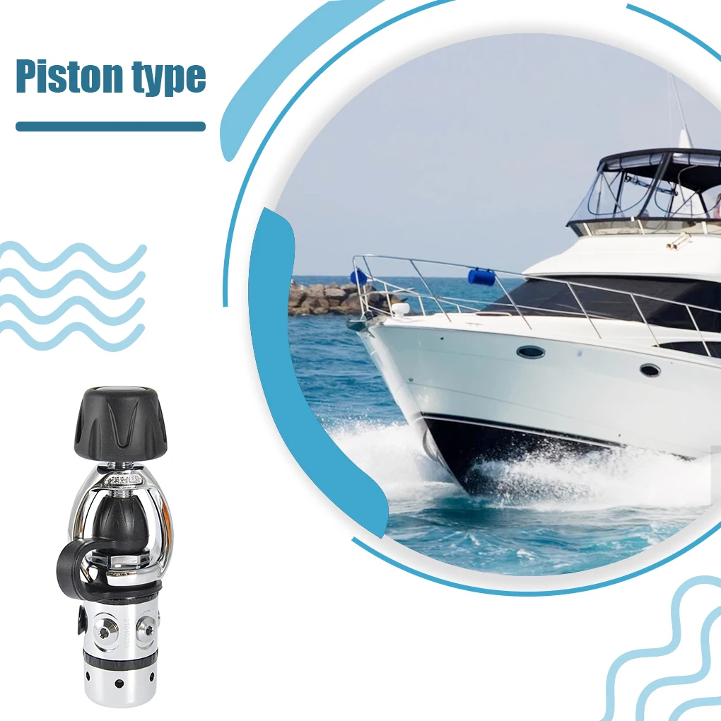 

KEEP DIVING Dive Regulator RL-190 Piston Balanced Design Fast Response Sensitive Action Simple Structure Diving Regulators
