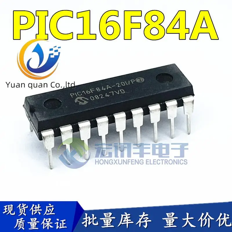 2pcs original new PIC16F84A PIC16F84A-20I/P DIP+20 microcontroller