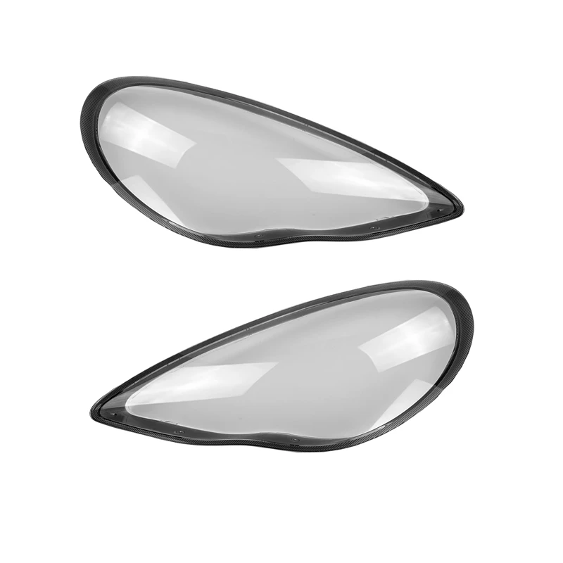 

2X For-Porsche Panamera 2010-2013 Right /Left Headlight Shell Lamp Shade Transparent Lens Cover Headlight Cover
