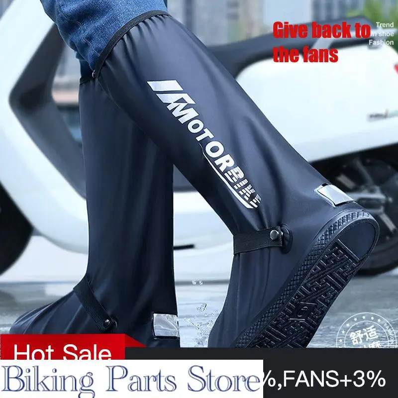 

High Tube Outdoor Waterproof Rain Anti-Slip Cycling Shoe Covers Motorcycle Pocket New Hiking Shoes Fishing Wading Play Water