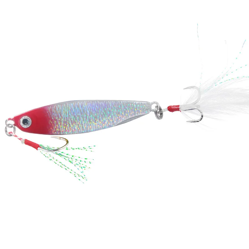 

Jig Light Lures 8g 20g Metal Wobbler Artificial Spoon Winter Good for Fishing Octopus Jigging Hard Ice Bait Shad