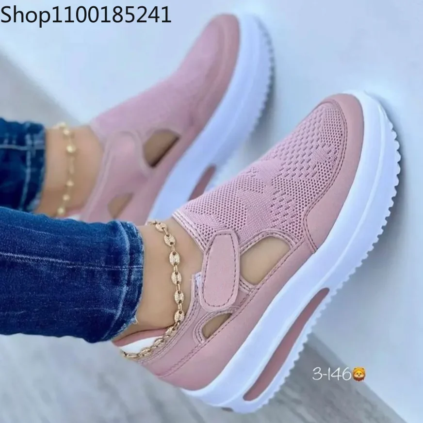 

Кроссовки женские на платформе, Вулканизированная подошва, дышащие, плоская подошва, Повседневная прогулочная обувь, однотонные