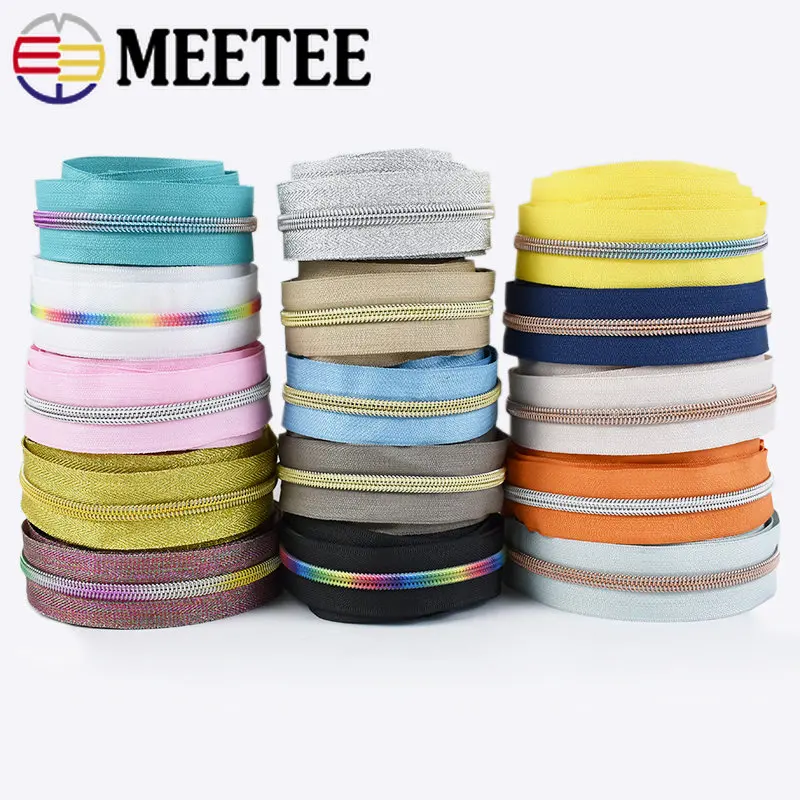 

2/5/10 м 5 # пластиковые ленты на молнии для шитья сумок, кошельков, одежды, нейлоновые катушки, молнии от метра, комплект для ремонта молнии, акс...