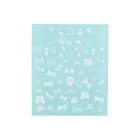 Самоклеящиеся наклейки для ногтей в виде сердца и листьев