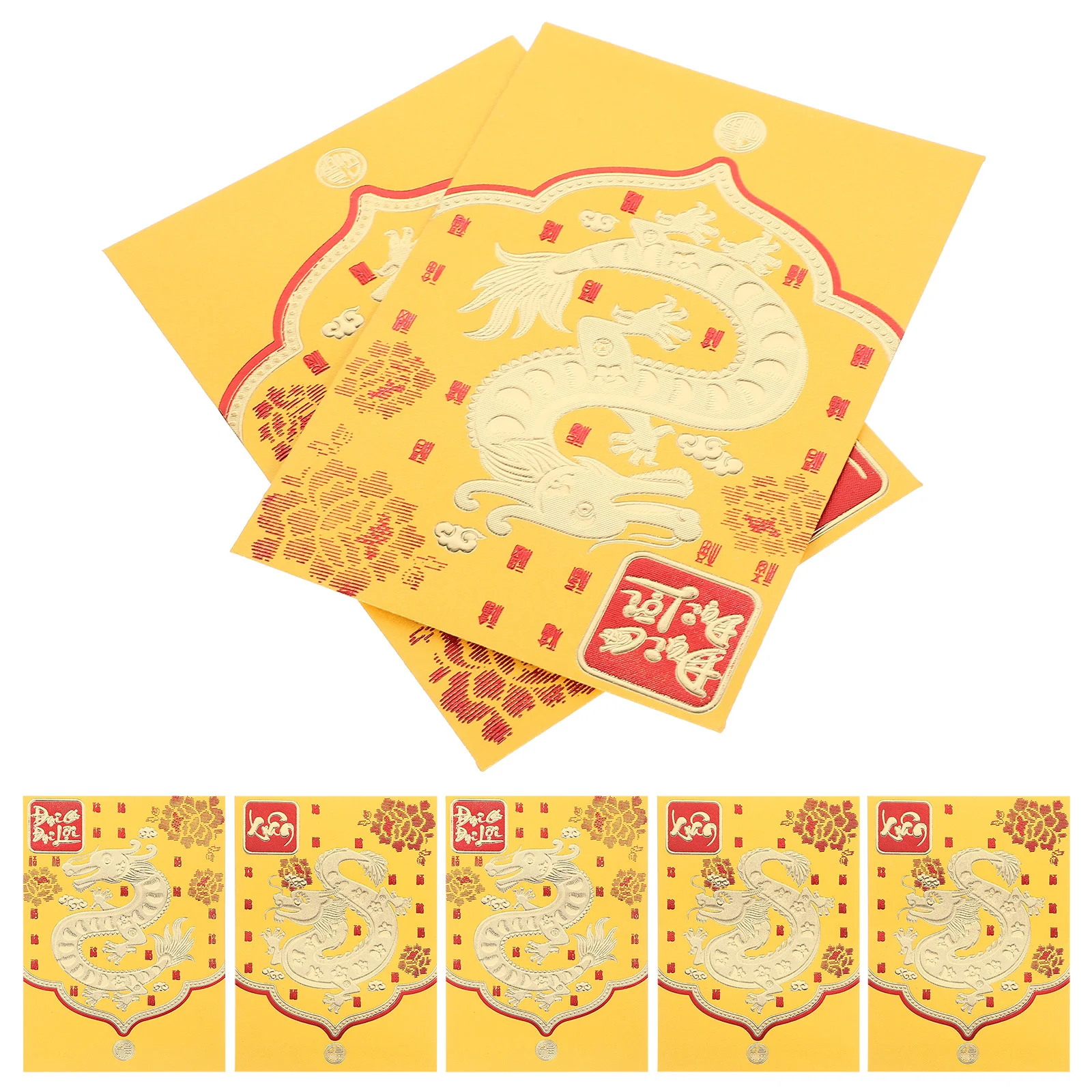 

30 шт. красные конверты на лунный год, сумка для денег Lai Si Feng, новые бумажные конверты с рисунком дракона