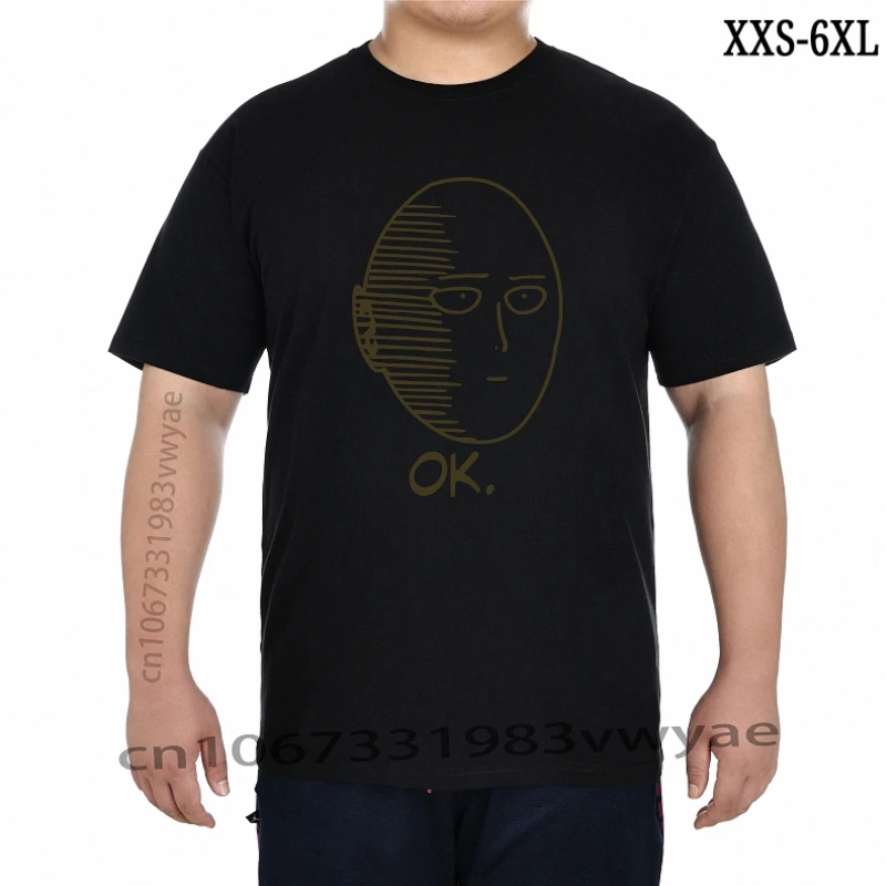 

Cartoon 100% cotton ANIME One Punch Printed Men T shirt Fashion cool confortable Summer Men Tshirt casual for Men