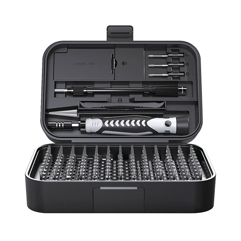 130 in 1 Portable Multifunction Screwdriver Set CRV Steel High Hardness Magnetic Bits Household Precision Repair Hand Tools Kit