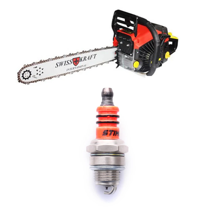Замена свечи зажигания NGK BPMR7A 4626 WSR6F 7547 STIHL L7T A7TC Свеча для мотоцикла Заглушка 1 шт.