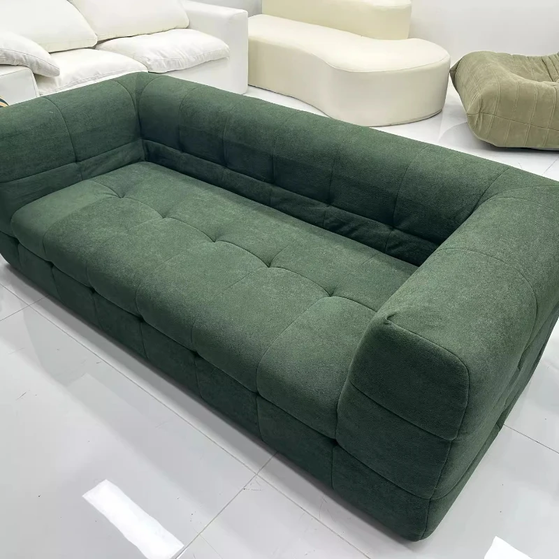 Современный дизайнерский диван для взрослых двойной скандинавский белый 2021