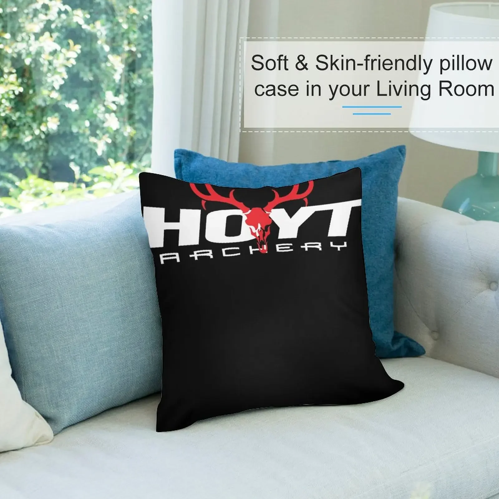 Классическая декоративная подушка с логотипом HOYT ARCHERY BOW ARROW роскошная наволочка