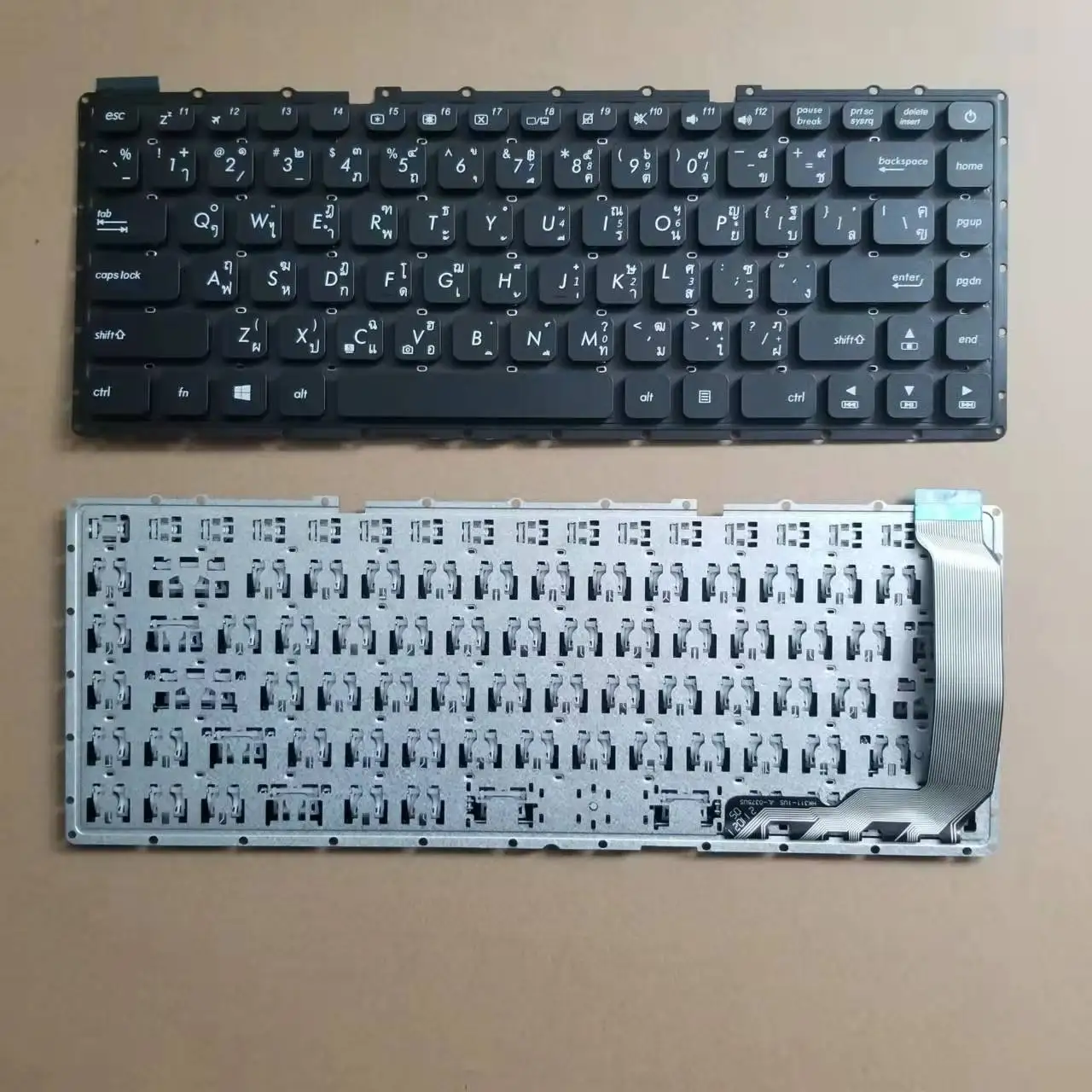 

New Thai TI Keyboard For Asus VivoBook X441 X441s X441u X441ua X441ub X441ur Black Without Frame