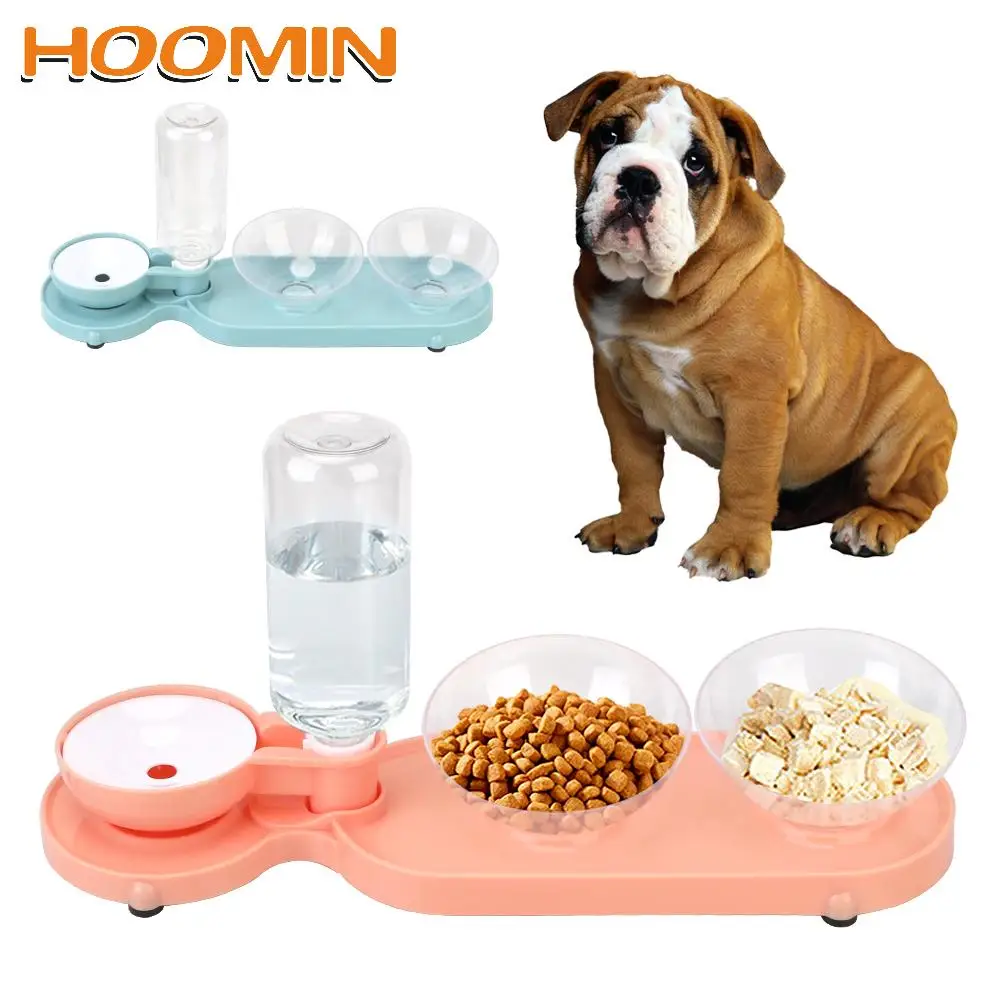 

Высококачественная двойная миска HOOMIN, миска для кормления домашних животных, товары для питомцев, кормушка для воды, диспенсер для собак, ко...