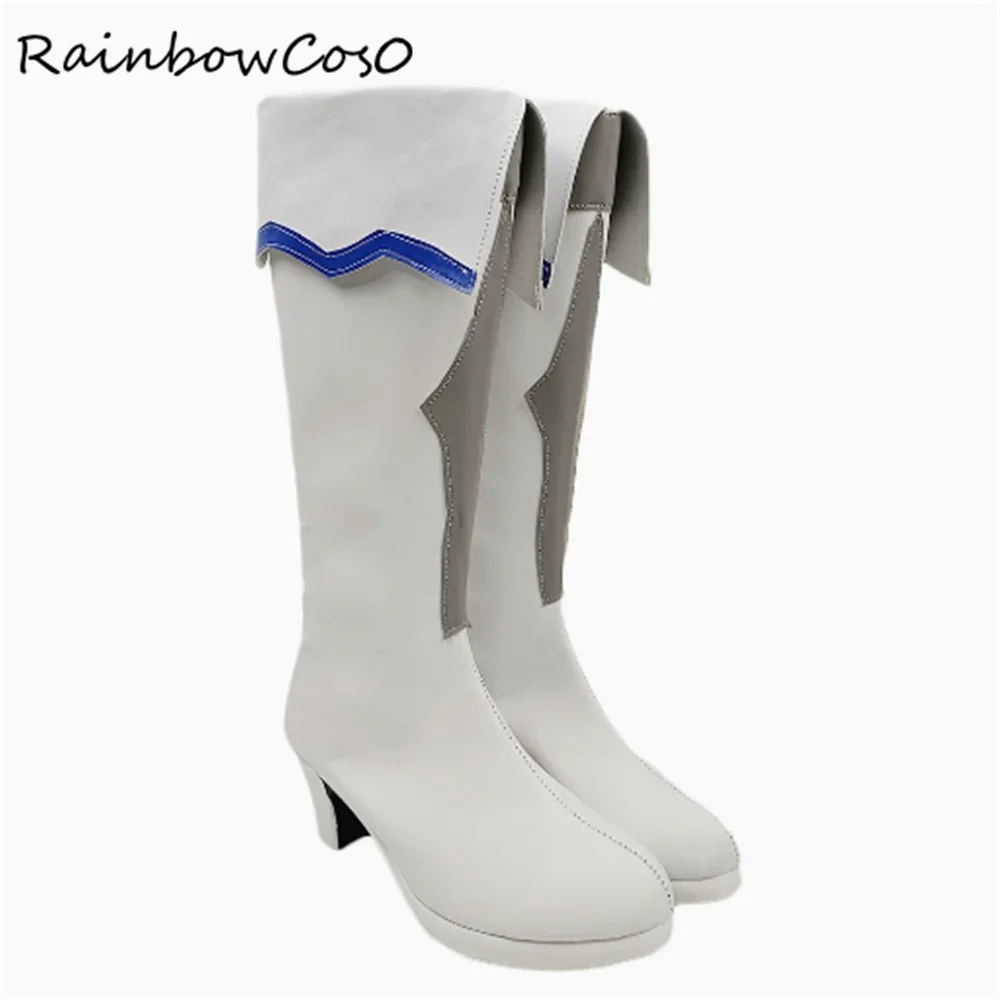 Yuki Asuna Yuuki меч асуны Art Online обувь для косплея Сапоги аниме Хэллоуин RainbowCos0 W4299