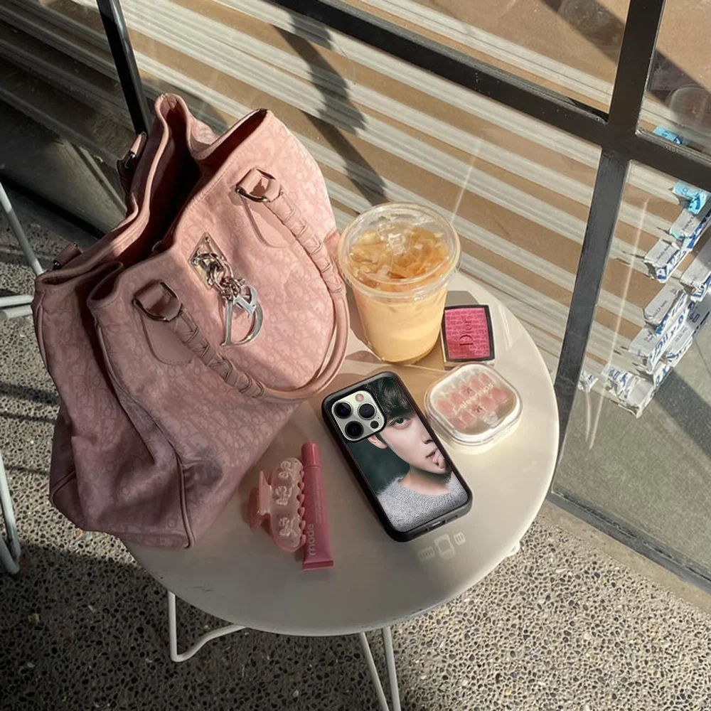 Чехол для телефона Ji Chang Wook стороны из Кореи IPhone 11 12 13 14 15 Plus Pro Max зеркальный