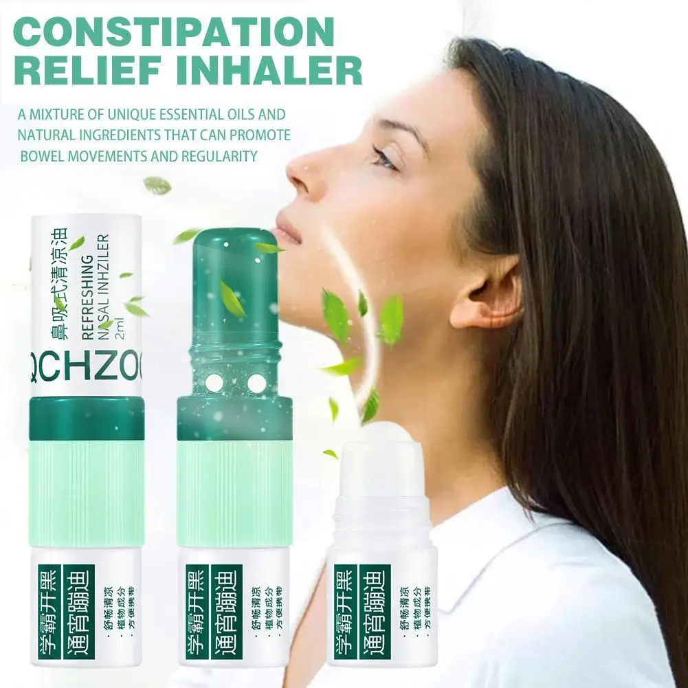 

Двухсторонняя палочка для всасывания носа, палочка для облегчения запора, охлаждающий ингалятор для Назального мятного масла, палочка двойного назначения, холодное всасывание, освежитель V8S5