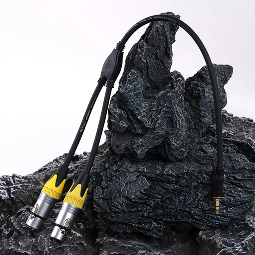 Двойной кабель для стереомикрофона XLR-3 5 мм 2 3-контактного разъема XLR Female к 3