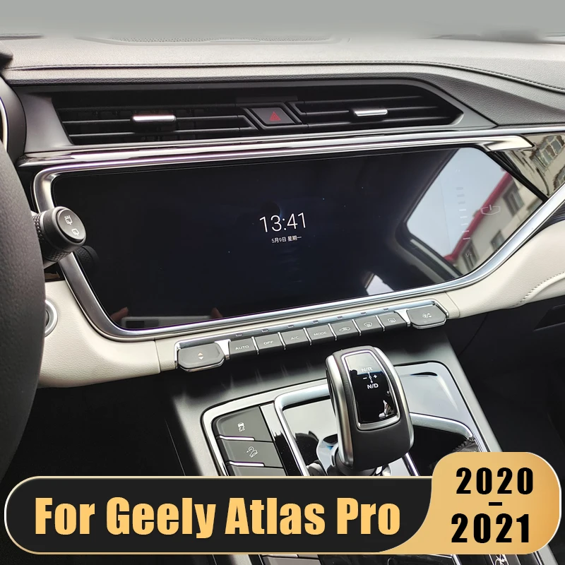 

For Geely Atlas Azkarra Boyue PRO 2020 2021 Tempered Glass Car Navigation GPS Screen Protector Touch Display film Accessories