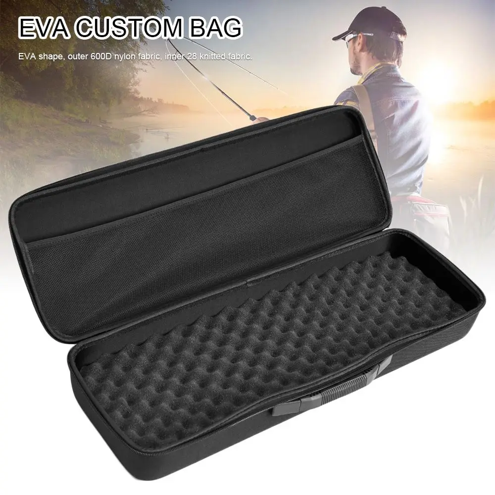 

New Resistant Hard Hiking Fishing EVA Shock Cylindrical Case Bag Shell Bag Fishing Gear Bag Large Capacity