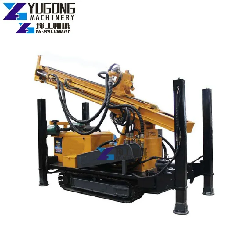 Электрическая установка для бурения неглубоких скважин / Маленькая машина