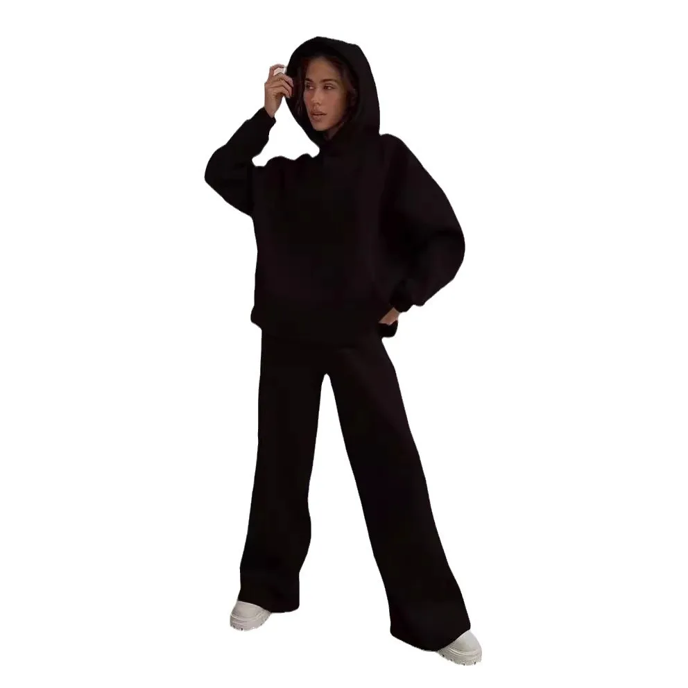 Новинка Осень-зима 2024 спортивный свободный костюм с капюшоном Женская
