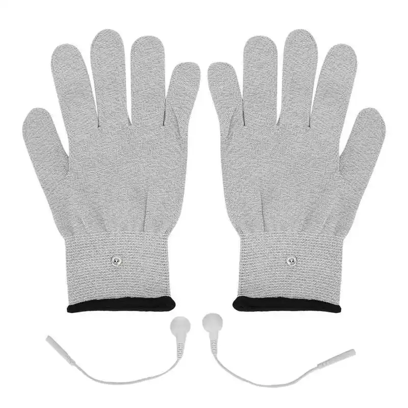 

Electrode Gloves Tens EMS Unit Muscle Stimulator Physiotherapy for Tens Machine Electric Massager Hand Relax with Electrode Wire