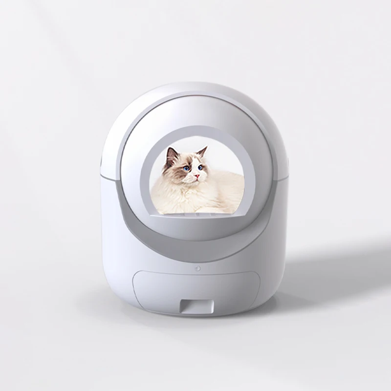 

Автоматический самоочищающийся кошачий Наполнитель из АБС-пластика, кошачий наполнитель, закрытый лоток, туалетный ротационный обучающий ...