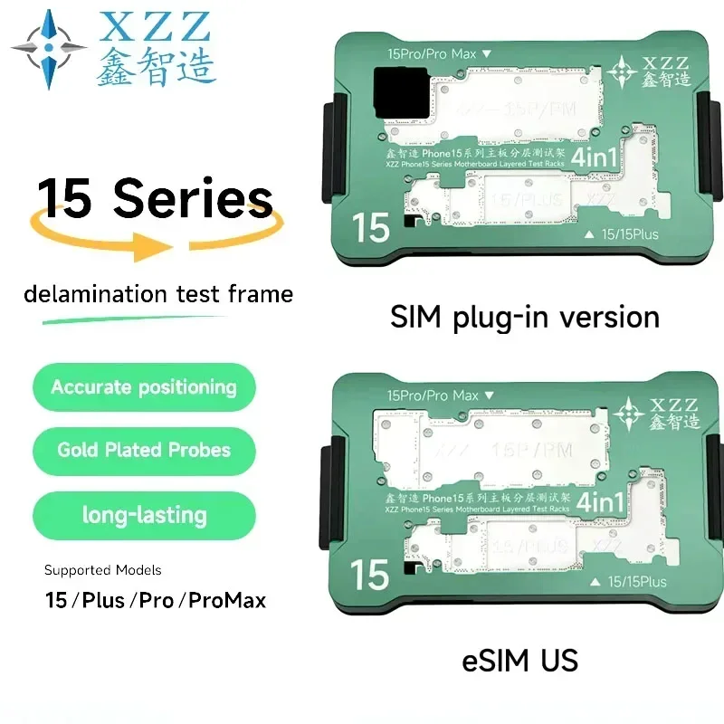 

XZZ Motherboard Functional Test Work Frame Is Used for IPhone 15 Plus Pro Promax Upper and Lower Middle Frame Test Frame Tool