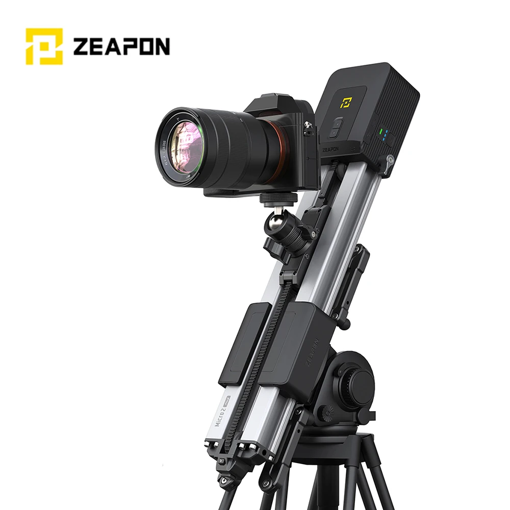 

Zeapon Micro 2 Plus Motorized Camera Slider Silent Motor Video Double Distance Parallel Macro Track