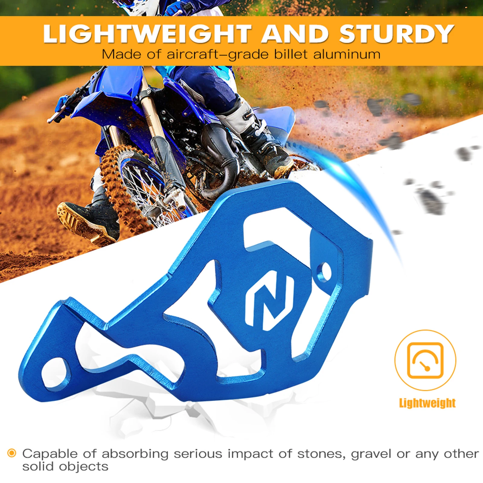 Защита заднего тормозного суппорта для Yamaha YZ85 YZ 85 2002-2018 2017 2016 2015 2014 YZ80 2013-1993 NiceCNC