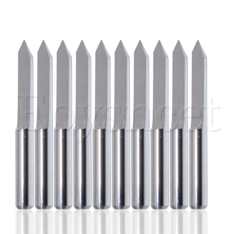 

New A Set Flat bottom Engraving bits 0.2mm 60 Degree CNC Router PCB Wood