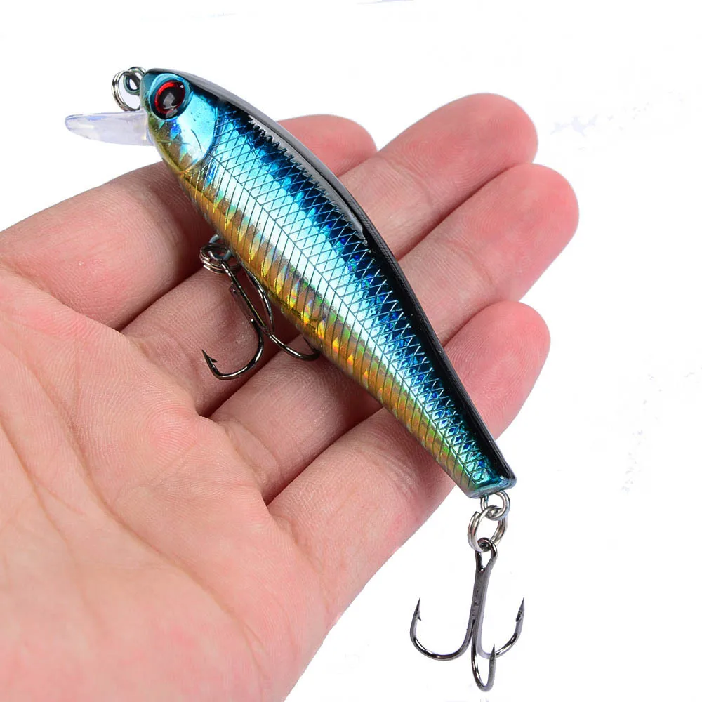 

1Pcs Minnow Fishing Lures Hard Bait 8.5cm 9.2g Jig wobbler Bass Pike Lure Plastic Artificial Baits for Fishing Tackle Crankbait