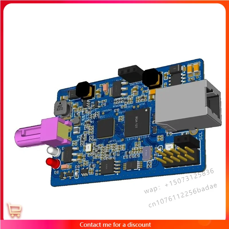 Фото Кабель GMSL-USB для видеозахвата и отладки (Max9296, GMSL1, GMSL2, Type-C, IPEX) №1