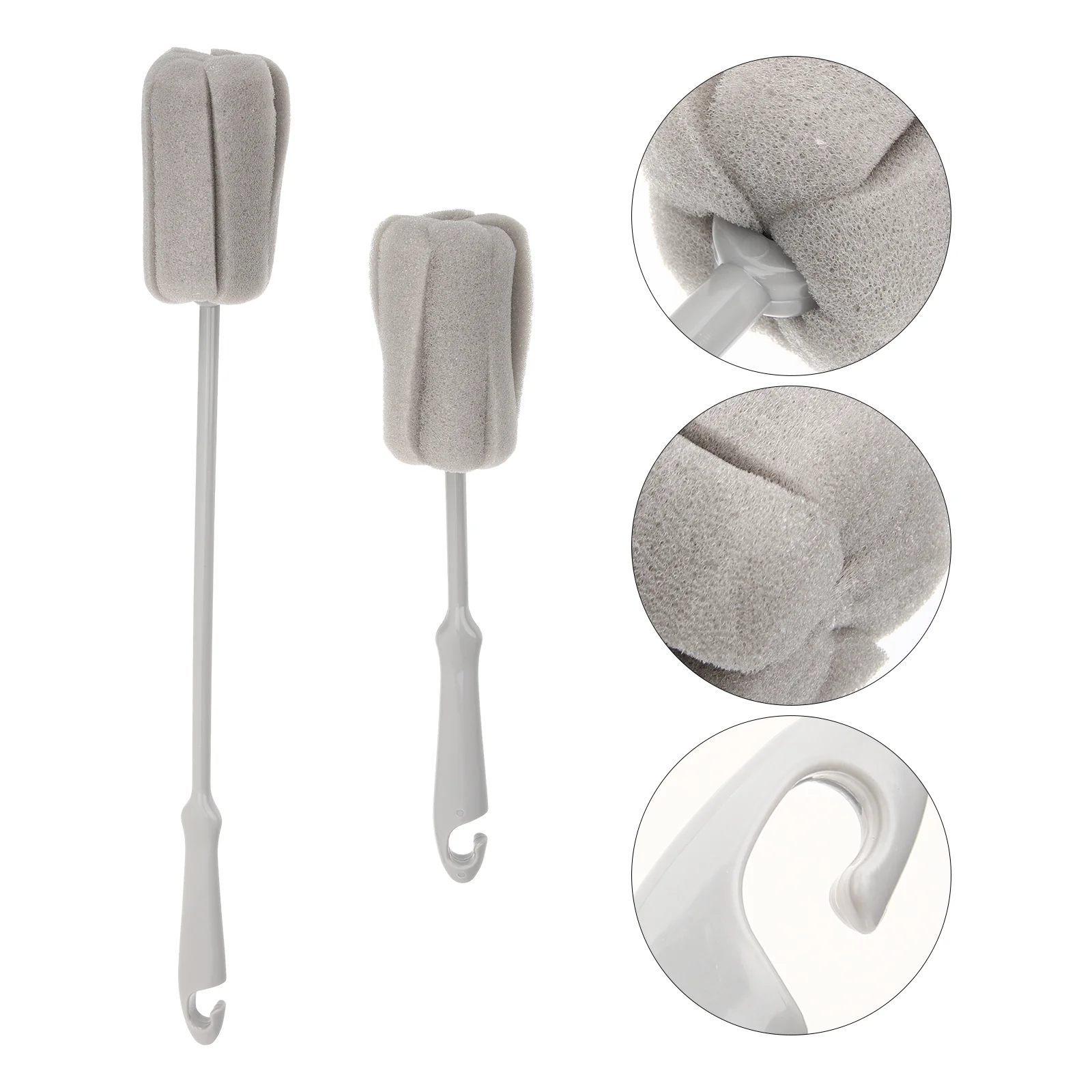 

4pcs Sponge Bottle Brush Bottle Cleaner Brush Bottle Brush Bottle Washer Brush Bottle Scrubber Brush