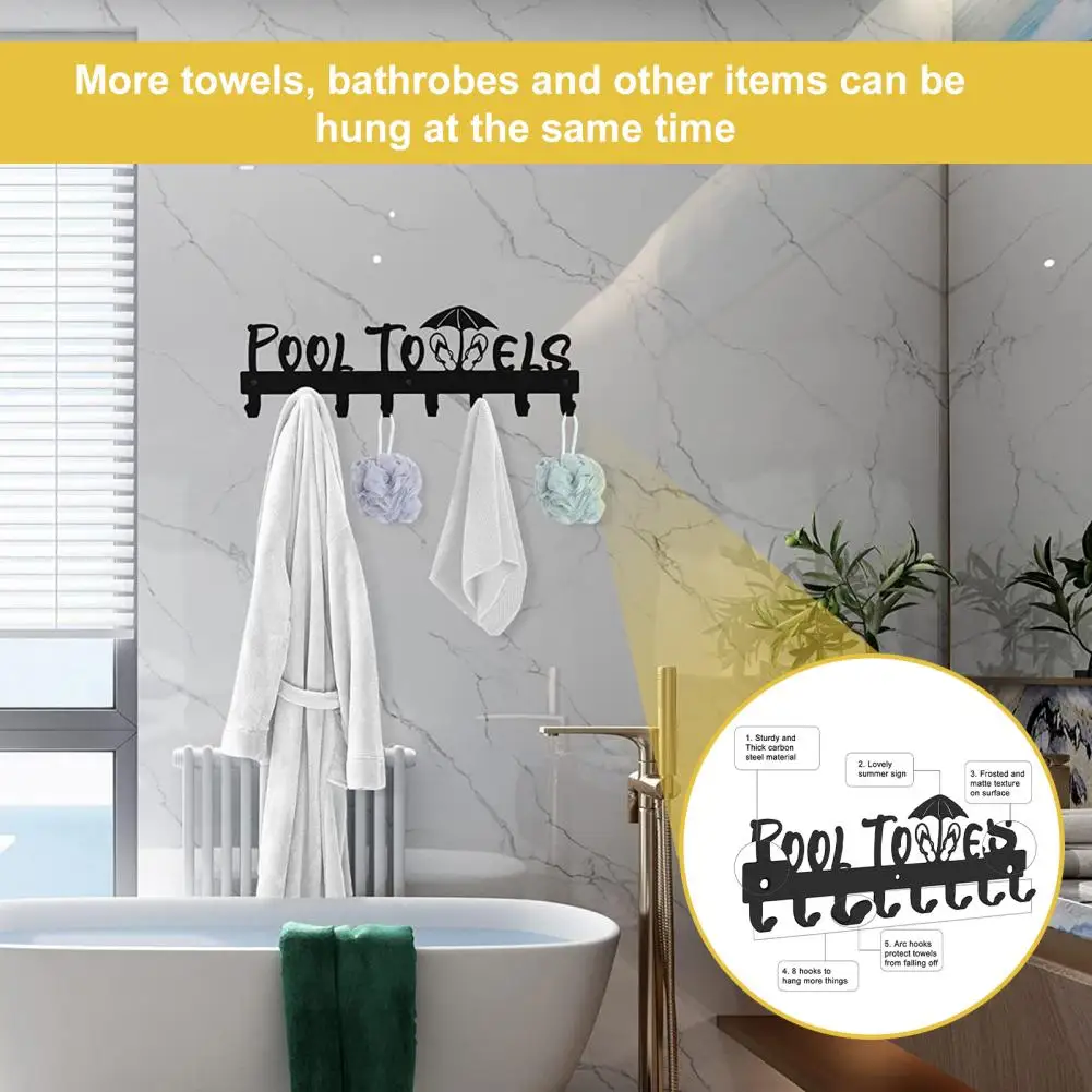 

Good Kitchen Wall Hook Great Load Bearing Stainless Bath Ball Bathroom Storage Hanger Anti-slip Towel Hook Household Supplies