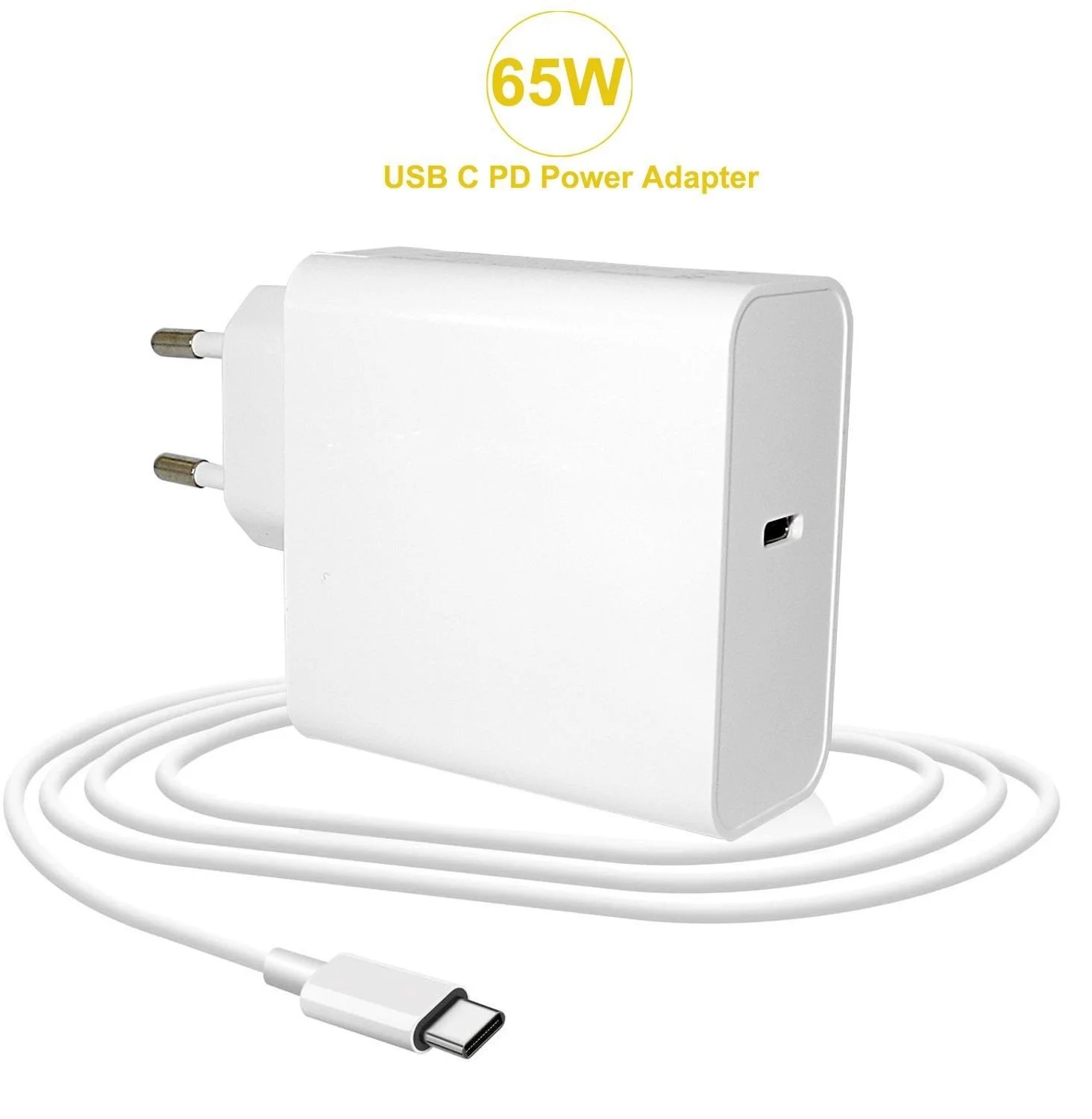 

XIAOMI 45W 65W 20V 3.25A USB Type C PD Charger USB C Power Laptop Adapter for Macbook Pro 12 13 Huawei Matebook HP DELL XPS