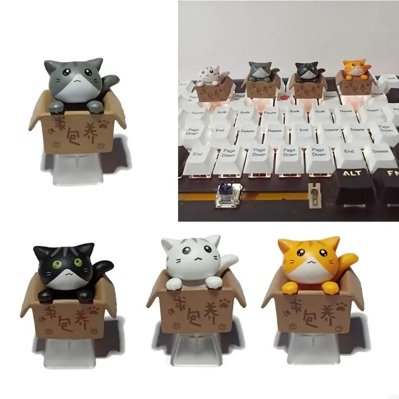 A2BD Милый мультфильм для Keycap Cherry MX Mechanical Keyboard Прочная аниме -Keyc