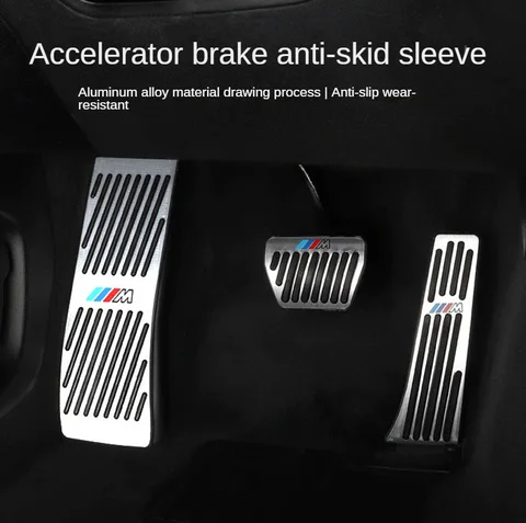 Для BMW 5 серии 2011-2024 F10 F11 F07 G30 G31 акселератор, подставка для ног, педаль из нержавеющей стали, противоскользящие накладки, автомобильные аксессуары