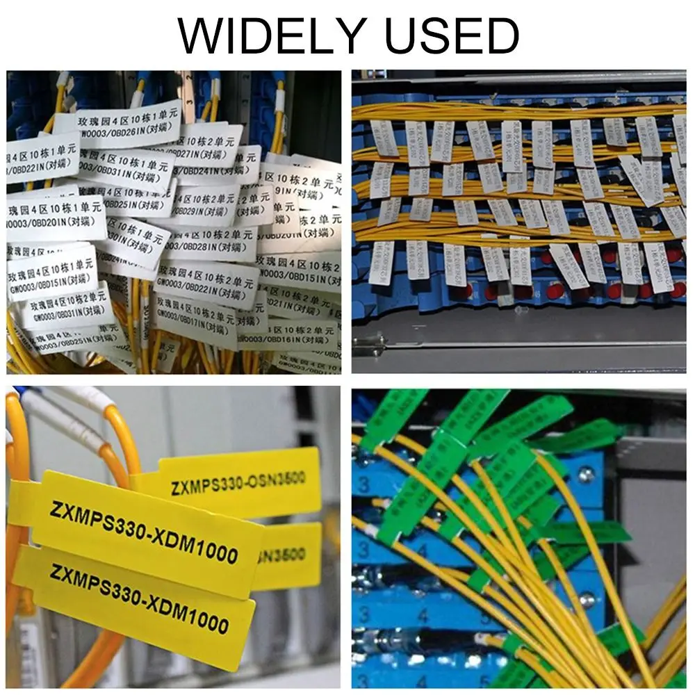 100 шт. 25*38 + 40 мм наклейка для лазерного принтера сетевой органайзер кабельные