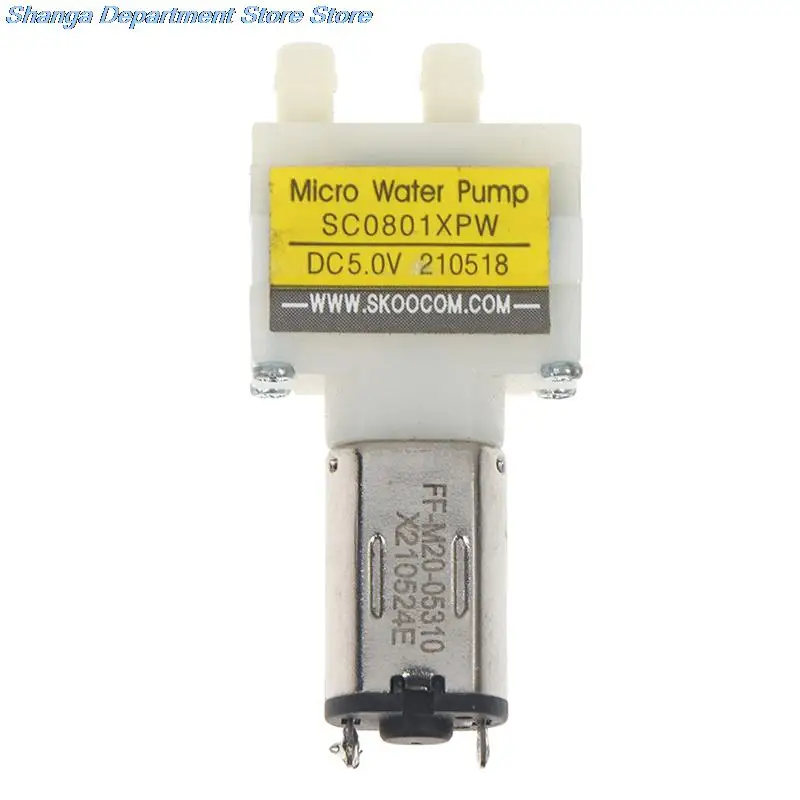 

Миниатюрный водяной насос Micro Mini M20, 3,7 в, 5 в постоянного тока, миниатюрный мембранный насос, самовсасывающий насос, маленький вакуумный водя...