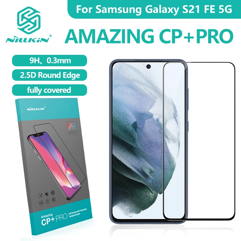 

For Samsung Galaxy S21 FE 5G Screen Protector NILLKIN Amazing H/CP+Pro /H+Pro Tempered Glass For Samsung S21 FE 5G