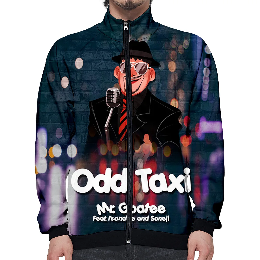 

Anime Cartoon New 3D Print Odd Taxi Cosplay Men Women Fashion Jackets Coats Hip Hop Funny Sweatshirts Zip Cardigan Dropshipping