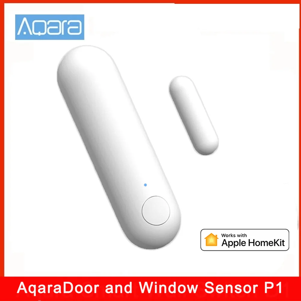 

Умный датчик открытия окон и дверей Aqara P1 Zigbee 3,0, беспроводной комплект для умного дома с защитой от кражи, Индукционная дверная Магнитная си...
