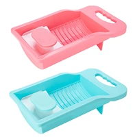 non slip hand washboard for washing clothes and small items laundry wash board convenient clothes cleaning tools