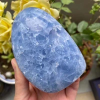 natural blue apatite stone sphere crystal reiki healing ball furnishing articles raw ore specimens alleviate fatigue stone